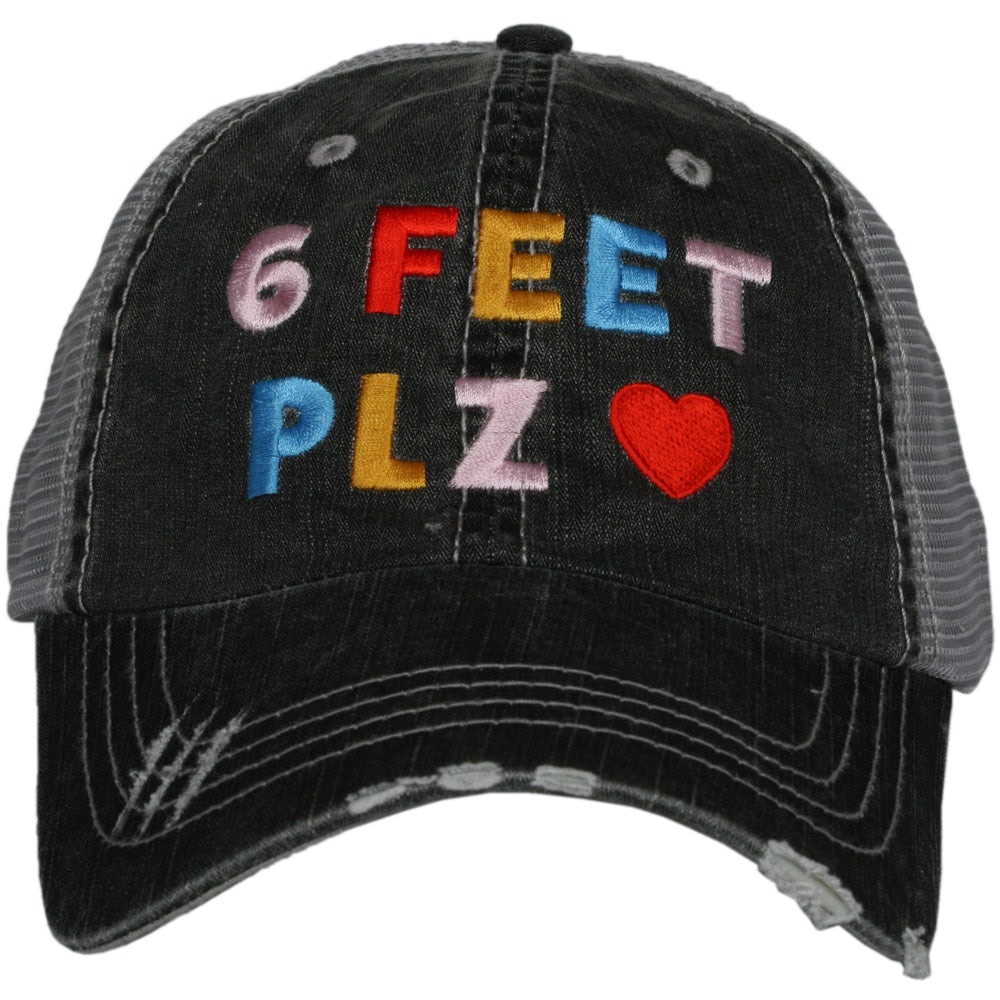 “6 FEET PLZ” WOMEN'S TRUCKER HAT